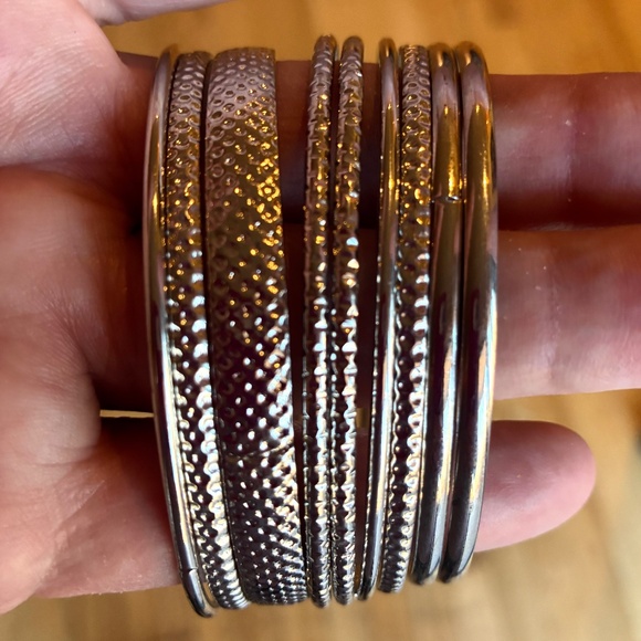 Jewelry Set: Bracelet, Necklace, Earrings, Bangles - Picture 6 of 8